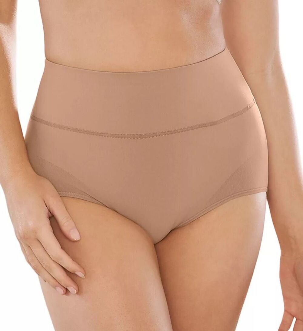 Leonisa Smart Shape High Waisted Classic Smoothing Brief Beige XL